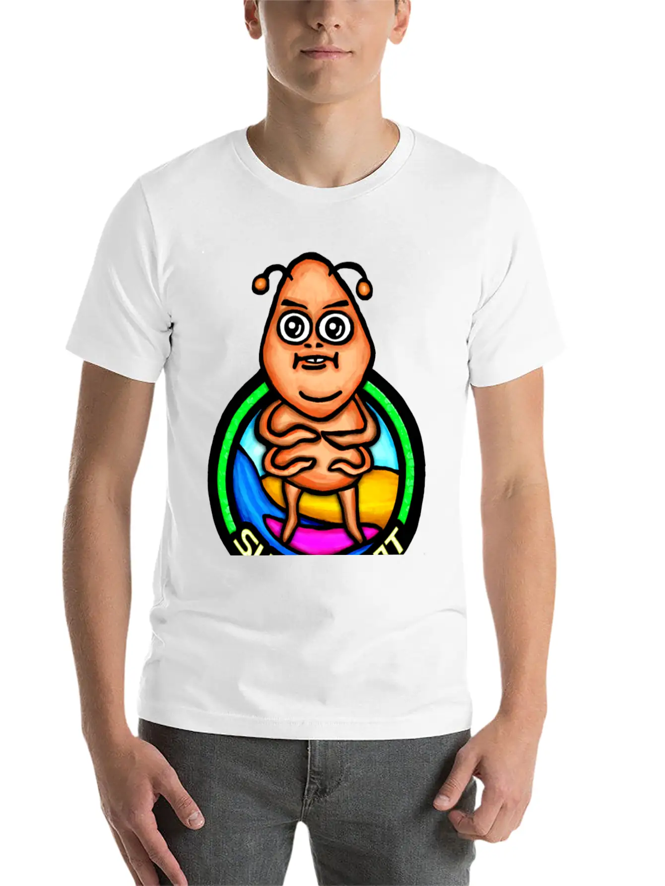 Surfing Ant Casual Graphic T-Shirt – Simple And Comfortable Daily Wear