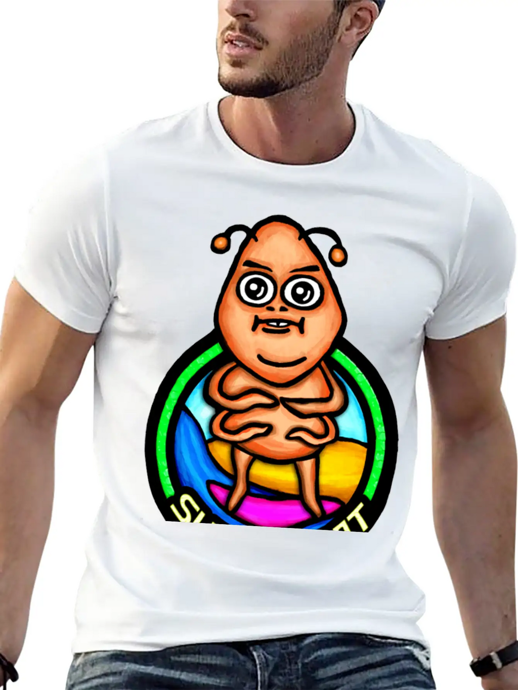 Surfing Ant Casual Graphic T-Shirt – Simple And Comfortable Daily Wear