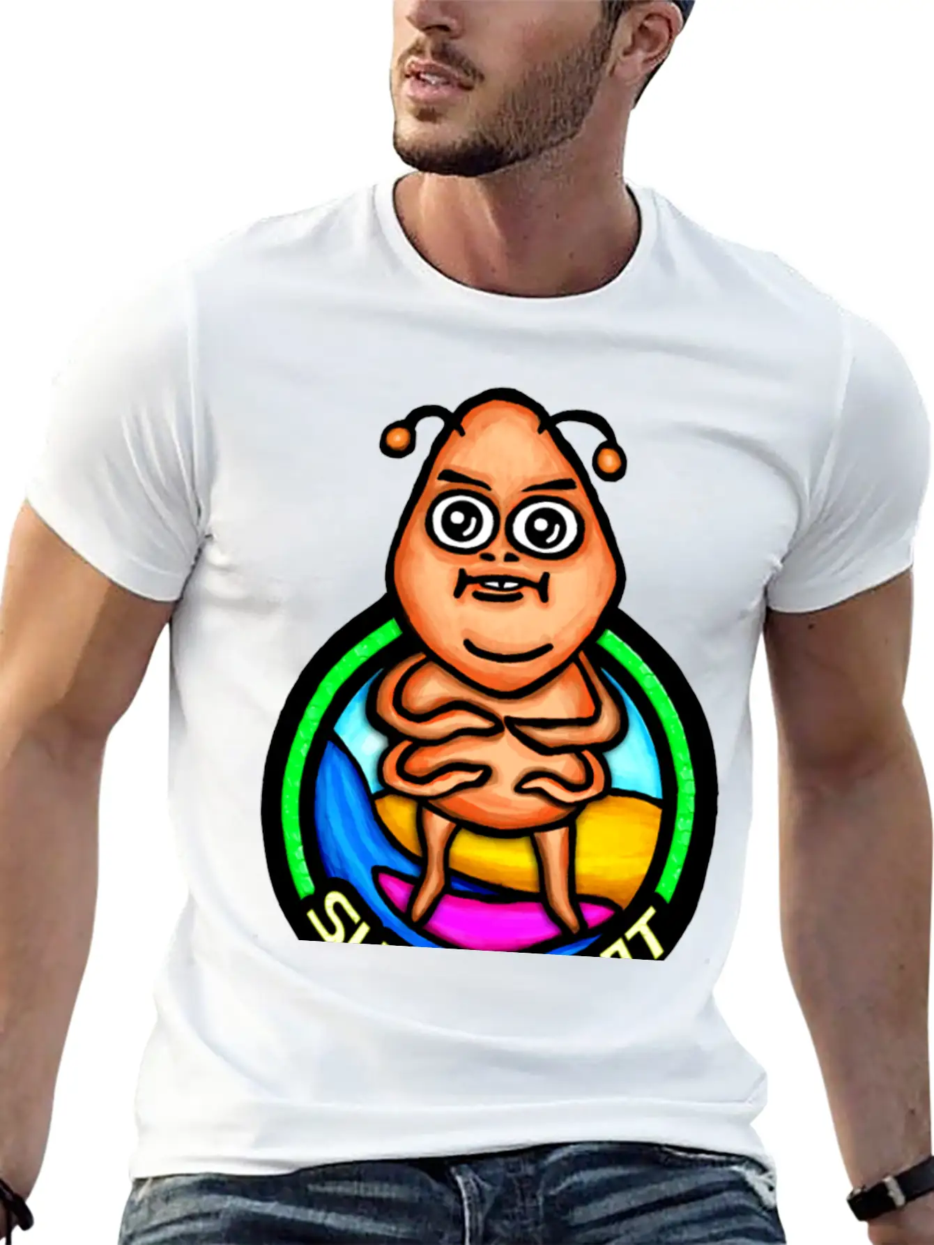 Surfing Ant Casual Graphic T-Shirt – Simple And Comfortable Daily Wear