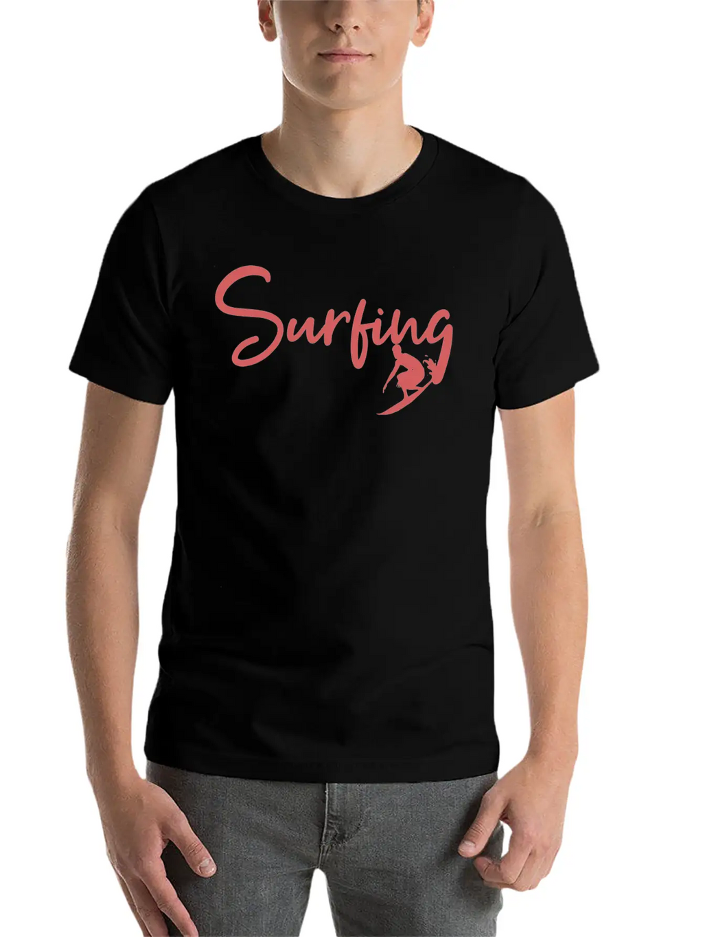 Surfing Stylish Everyday T-Shirt – Unisex Basic Cotton Tee