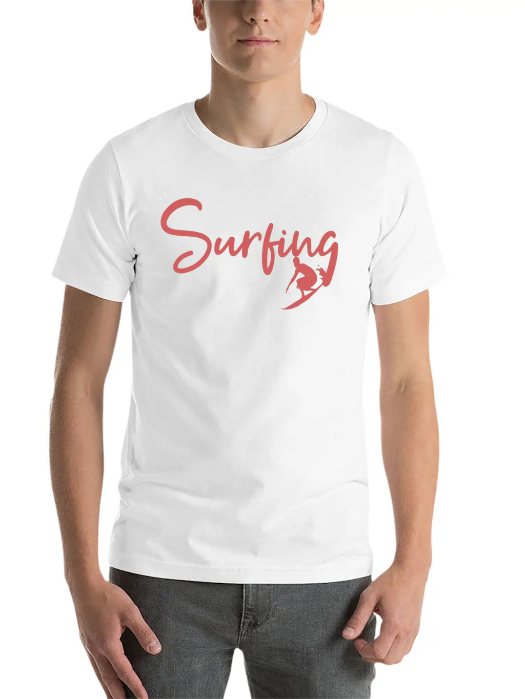 Surfing Stylish Everyday T-Shirt – Unisex Basic Cotton Tee