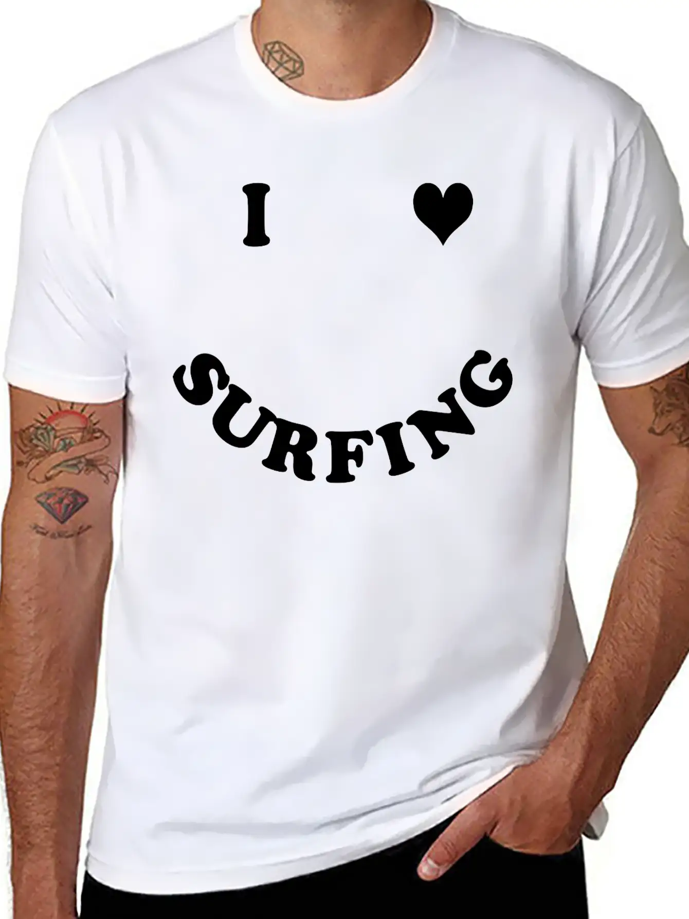 Surfing Unisex Casual T-Shirt – Clean Design For Daily Comfort