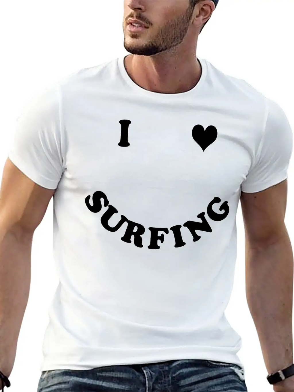 Surfing Unisex Casual T-Shirt – Clean Design For Daily Comfort