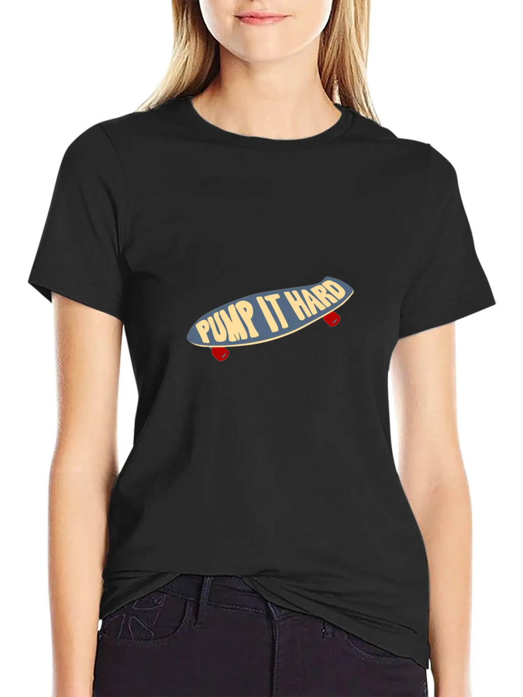 Surfskate Pump It Hard Funny Gift Idea Unisex Short Sleeve Soft Cotton T-Shirt – Casual Everyday Wear