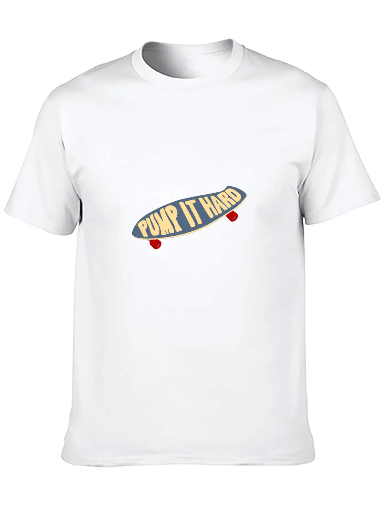 Surfskate Pump It Hard Funny Gift Idea Unisex Short Sleeve Soft Cotton T-Shirt – Casual Everyday Wear