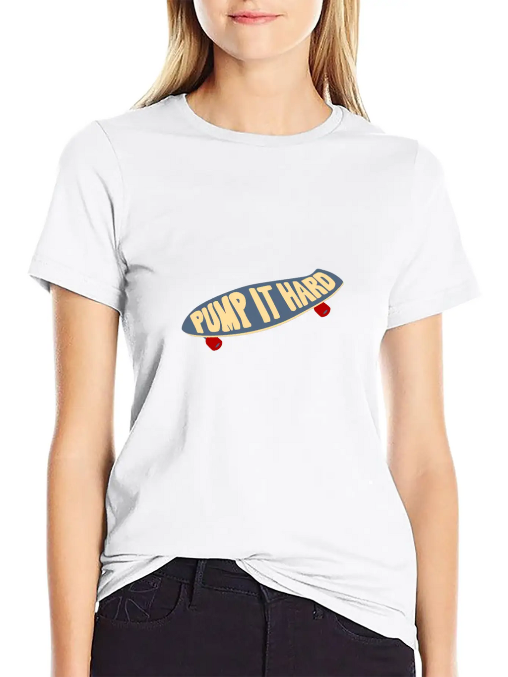 Surfskate Pump It Hard Funny Gift Idea Unisex Short Sleeve Soft Cotton T-Shirt – Casual Everyday Wear