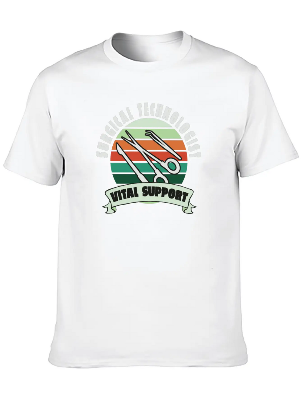 Surgical Technologist Vital Support Breathable Soft Cotton T-Shirt – Timeless Casual Look