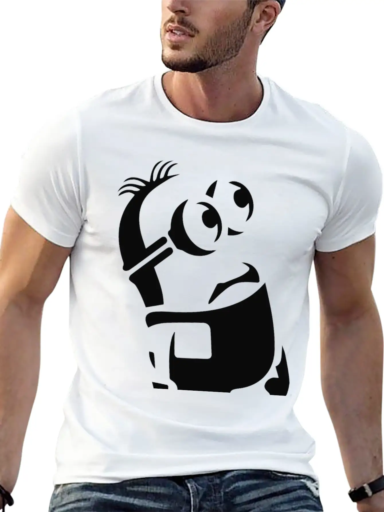 Surprised Essential Cotton Tee For Daily Outfits – Unisex Style