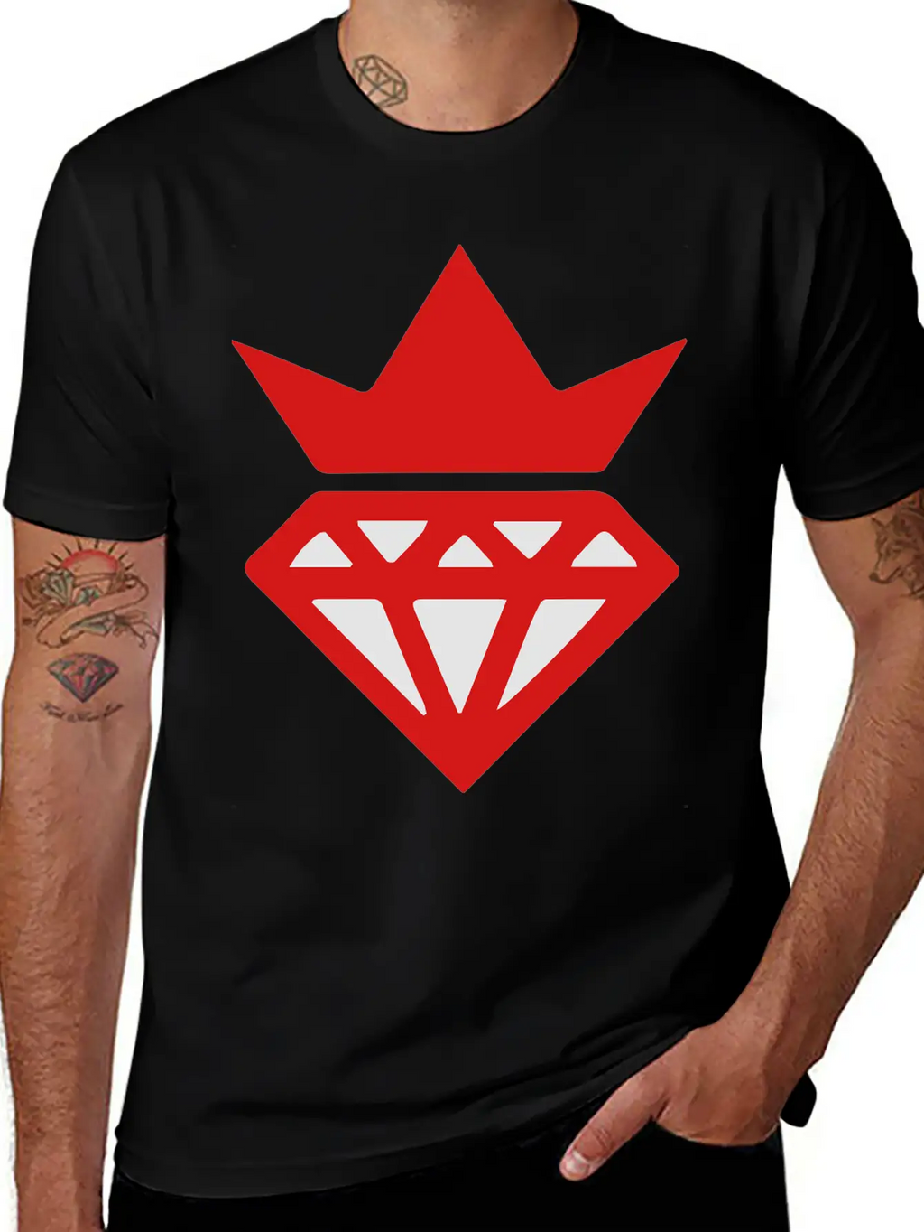 SWAG CROWN Casual Graphic T-Shirt – Simple And Comfortable Daily Wear
