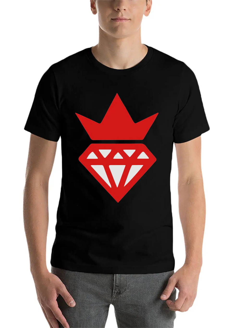 SWAG CROWN Casual Graphic T-Shirt – Simple And Comfortable Daily Wear
