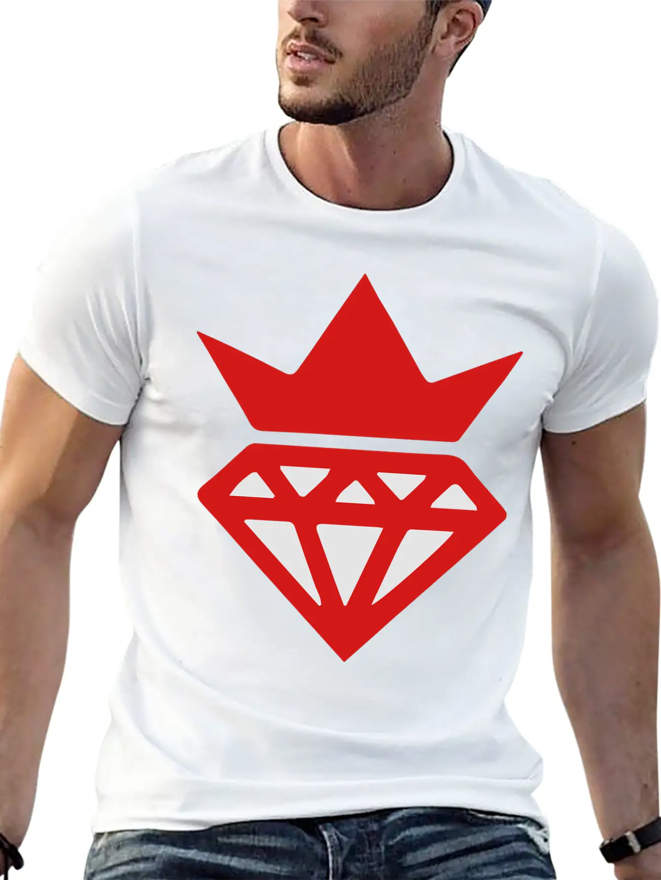 SWAG CROWN Casual Graphic T-Shirt – Simple And Comfortable Daily Wear