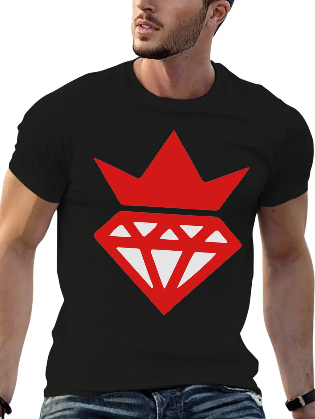 SWAG CROWN Casual Graphic T-Shirt – Simple And Comfortable Daily Wear