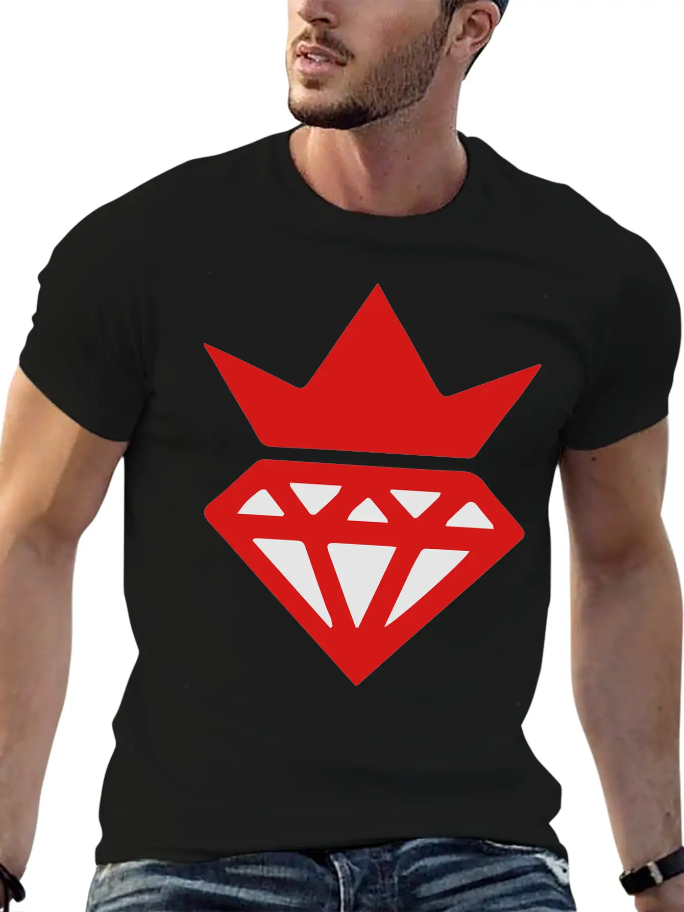 SWAG CROWN Casual Graphic T-Shirt – Simple And Comfortable Daily Wear