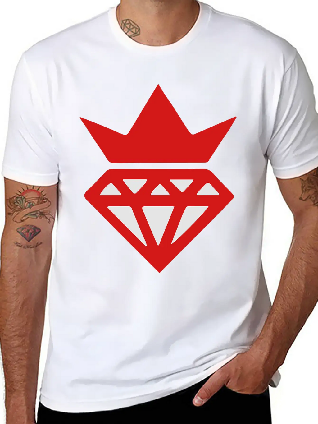 SWAG CROWN Casual Graphic T-Shirt – Simple And Comfortable Daily Wear
