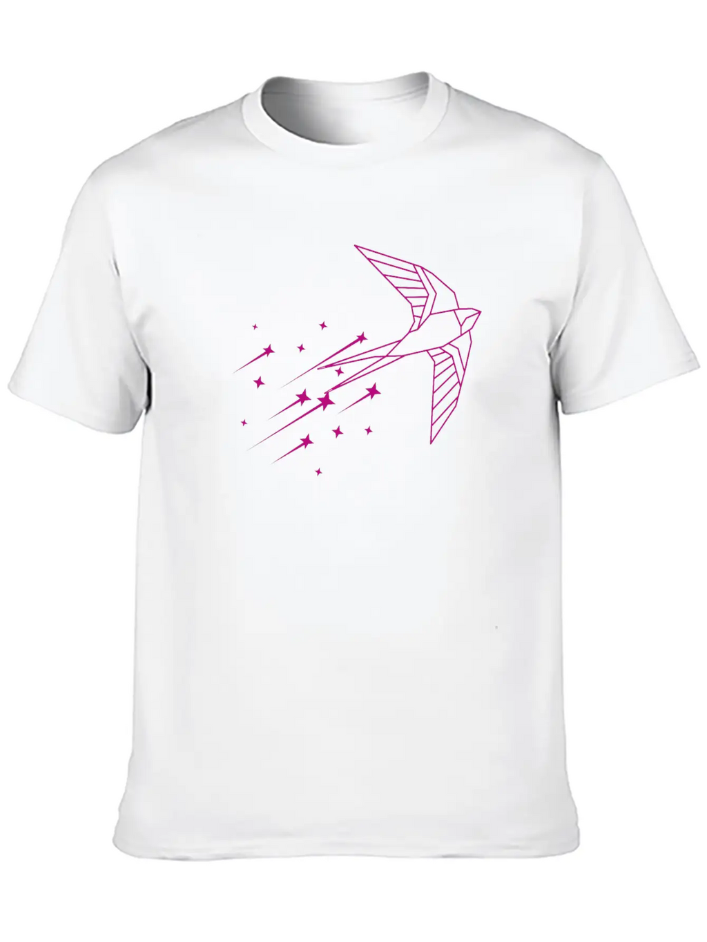 Swallow Flying Throug The Sky Unisex Casual T-Shirt – Clean Design For Daily Comfort
