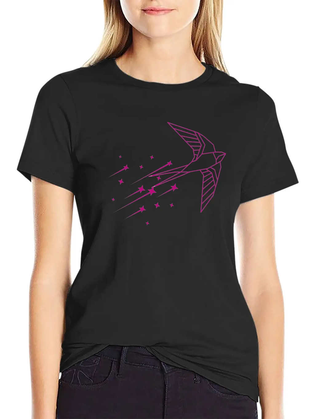 Swallow Flying Throug The Sky Unisex Casual T-Shirt – Clean Design For Daily Comfort
