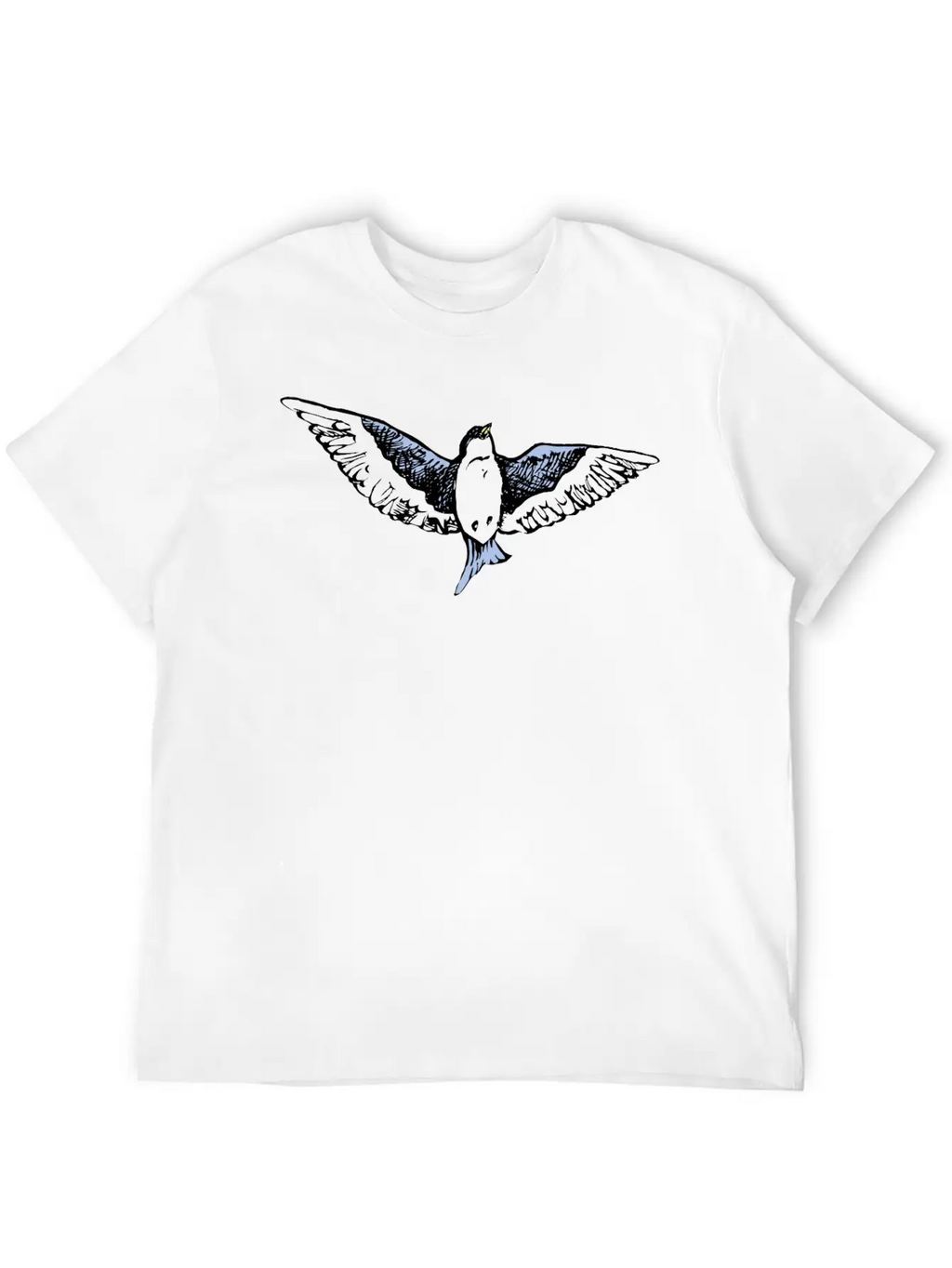 Swallow Unisex Short Sleeve Soft Cotton T-Shirt – Casual Everyday Wear