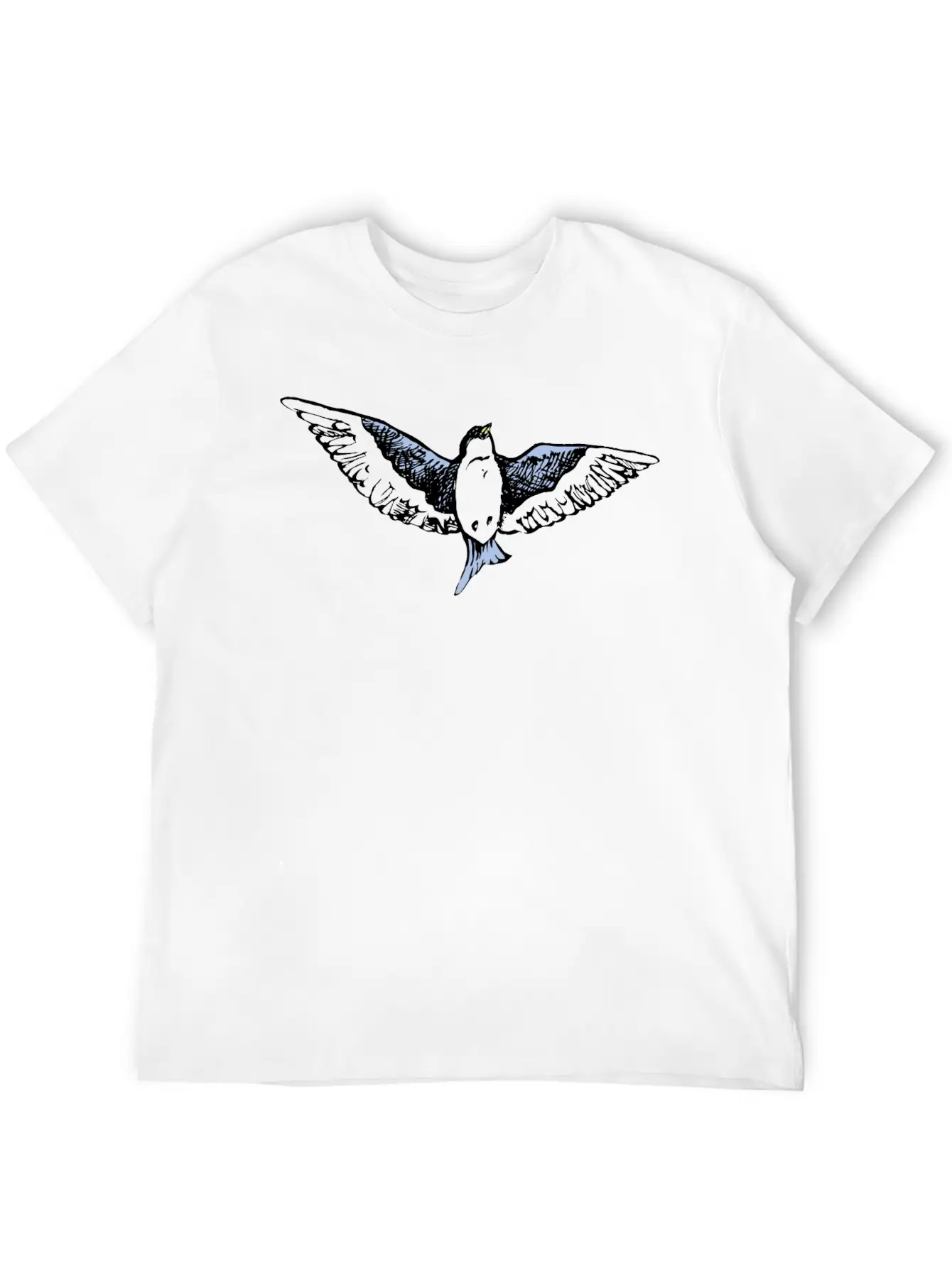 Swallow Unisex Short Sleeve Soft Cotton T-Shirt – Casual Everyday Wear