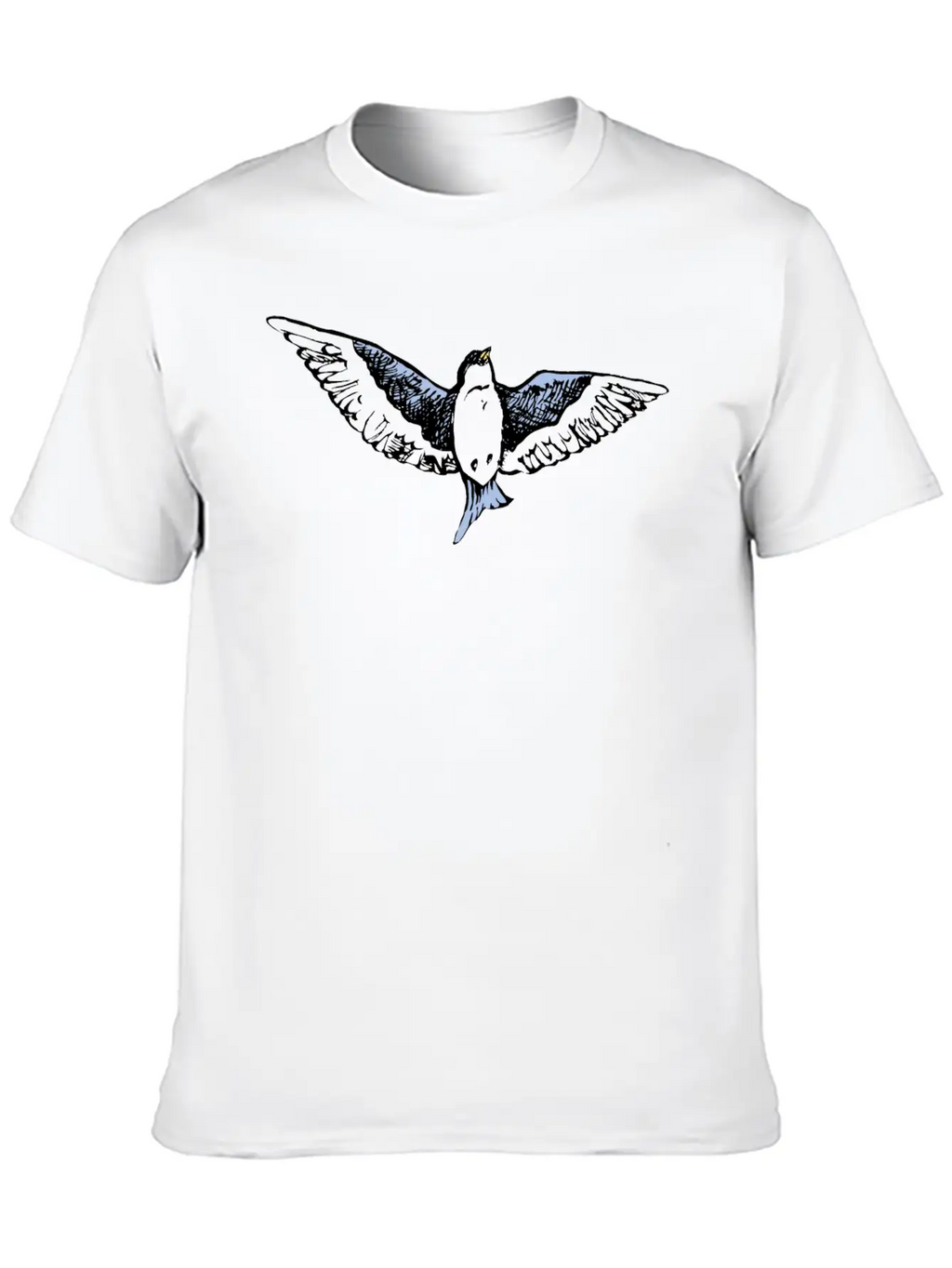 Swallow Unisex Short Sleeve Soft Cotton T-Shirt – Casual Everyday Wear
