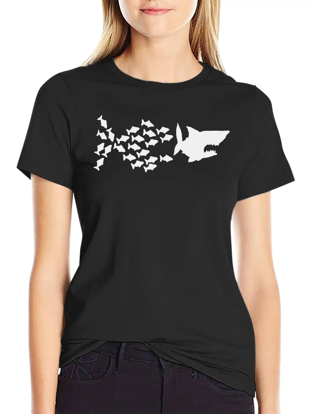 Swarm Collective Consciousness Surfer Breathable Soft Cotton T-Shirt – Timeless Casual Look