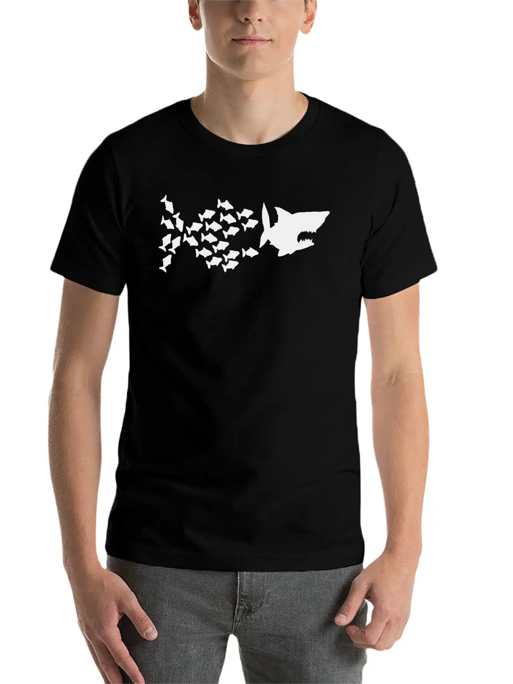 Swarm Collective Consciousness Surfer Breathable Soft Cotton T-Shirt – Timeless Casual Look