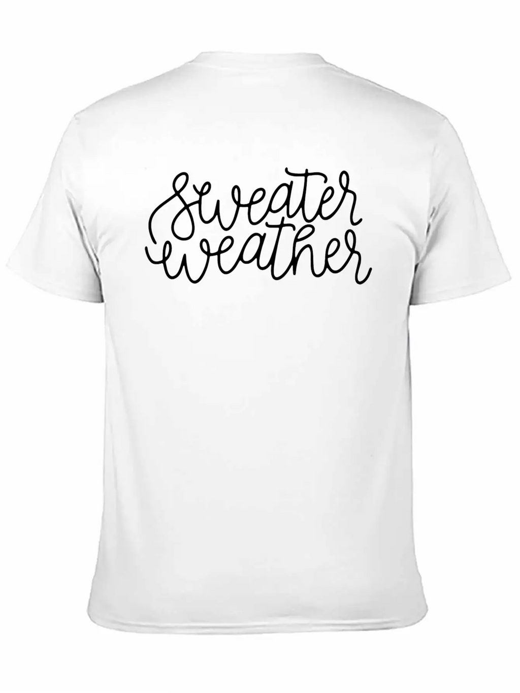 Sweater Weather Cute Fall Winter Christmas S For Unisex Casual T-Shirt – Clean Design For Daily Comfort