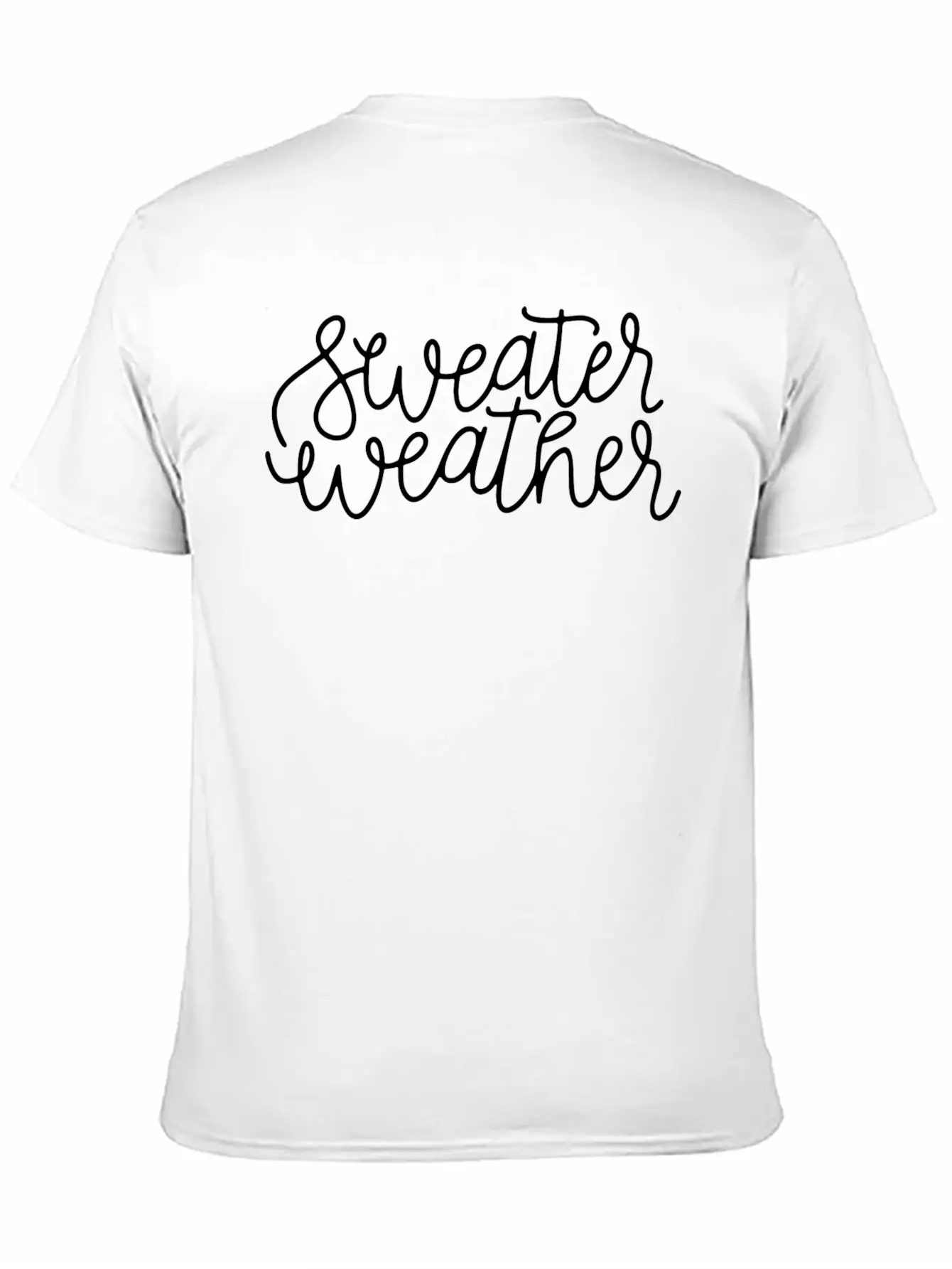 Sweater Weather Cute Fall Winter Christmas S For Unisex Casual T-Shirt – Clean Design For Daily Comfort