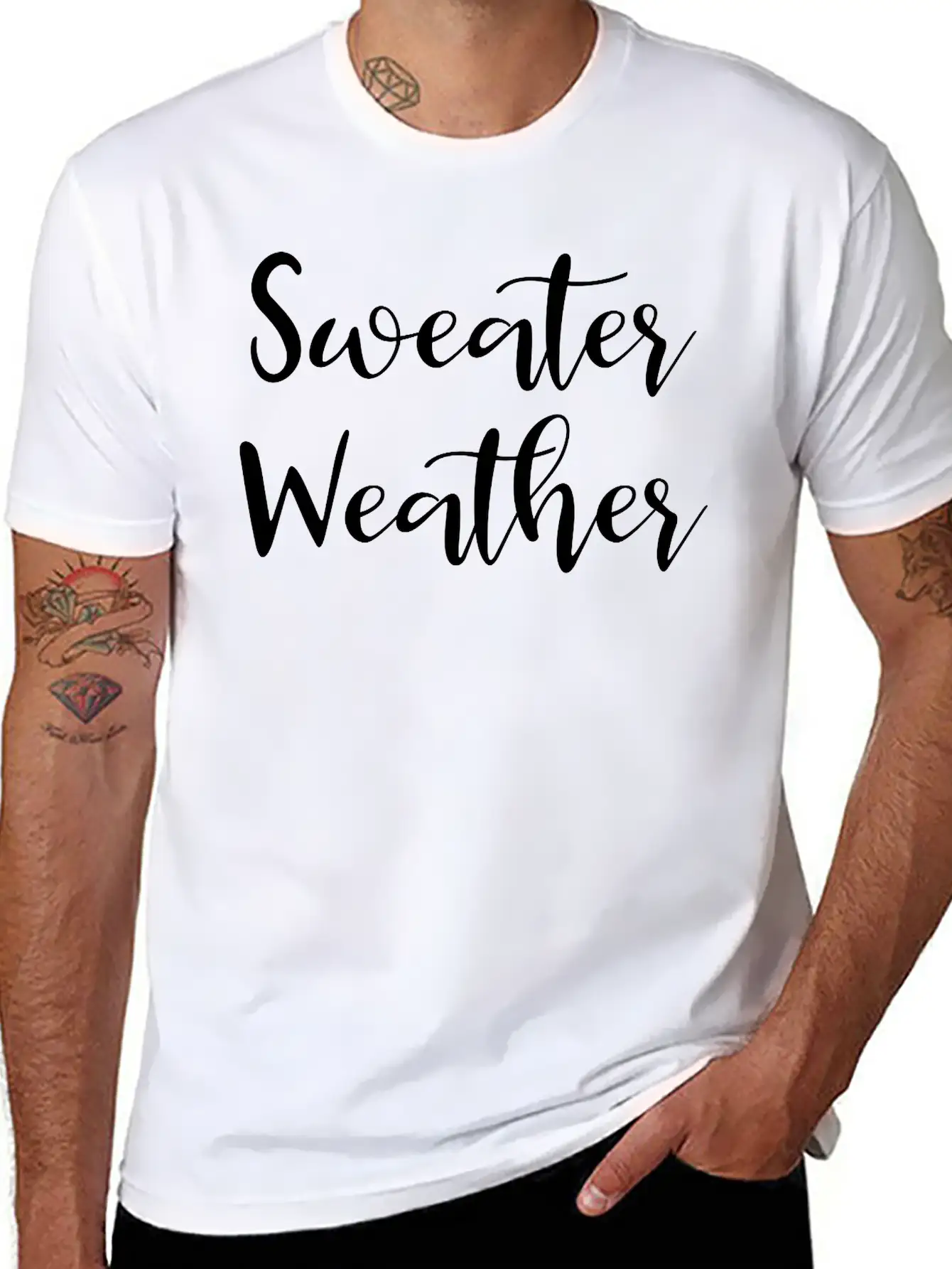 Sweater Weather Unisex Casual T-Shirt – Clean Design For Daily Comfort
