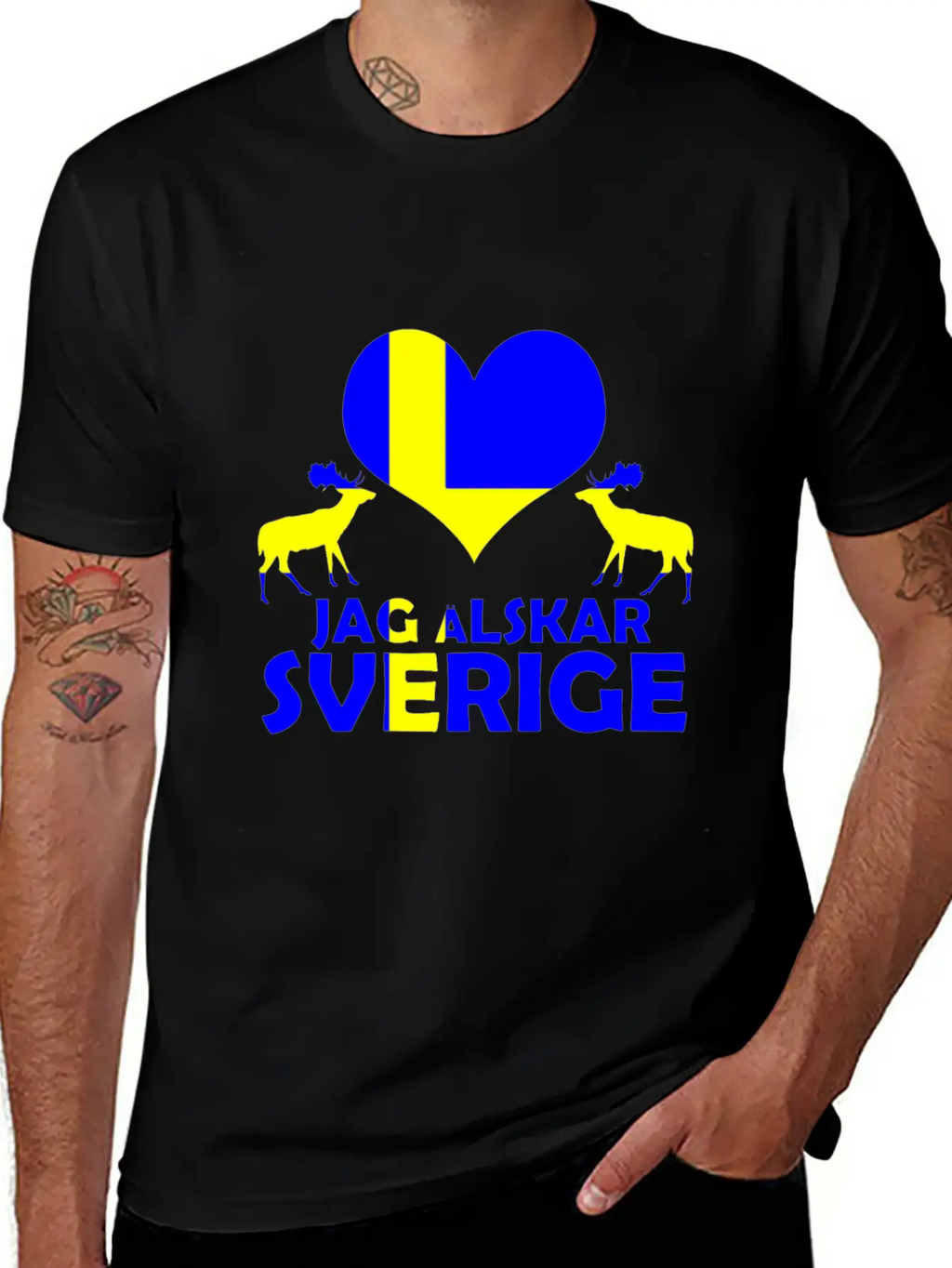 Sweden Culture Essential Cotton Tee For Daily Outfits – Unisex Style