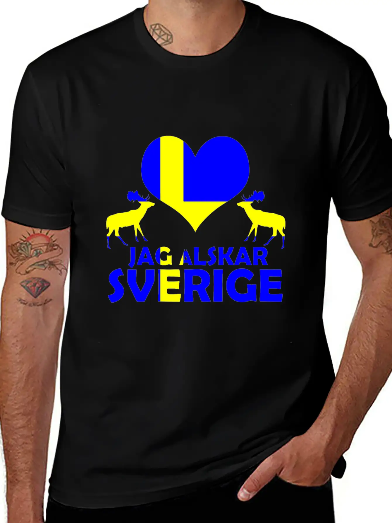 Sweden Culture Essential Cotton Tee For Daily Outfits – Unisex Style