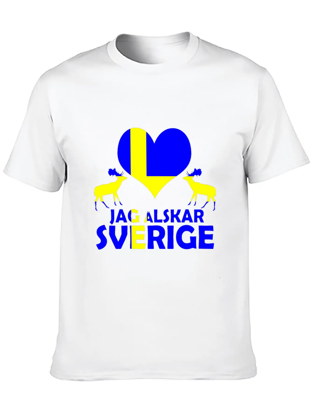 Sweden Culture Essential Cotton Tee For Daily Outfits – Unisex Style