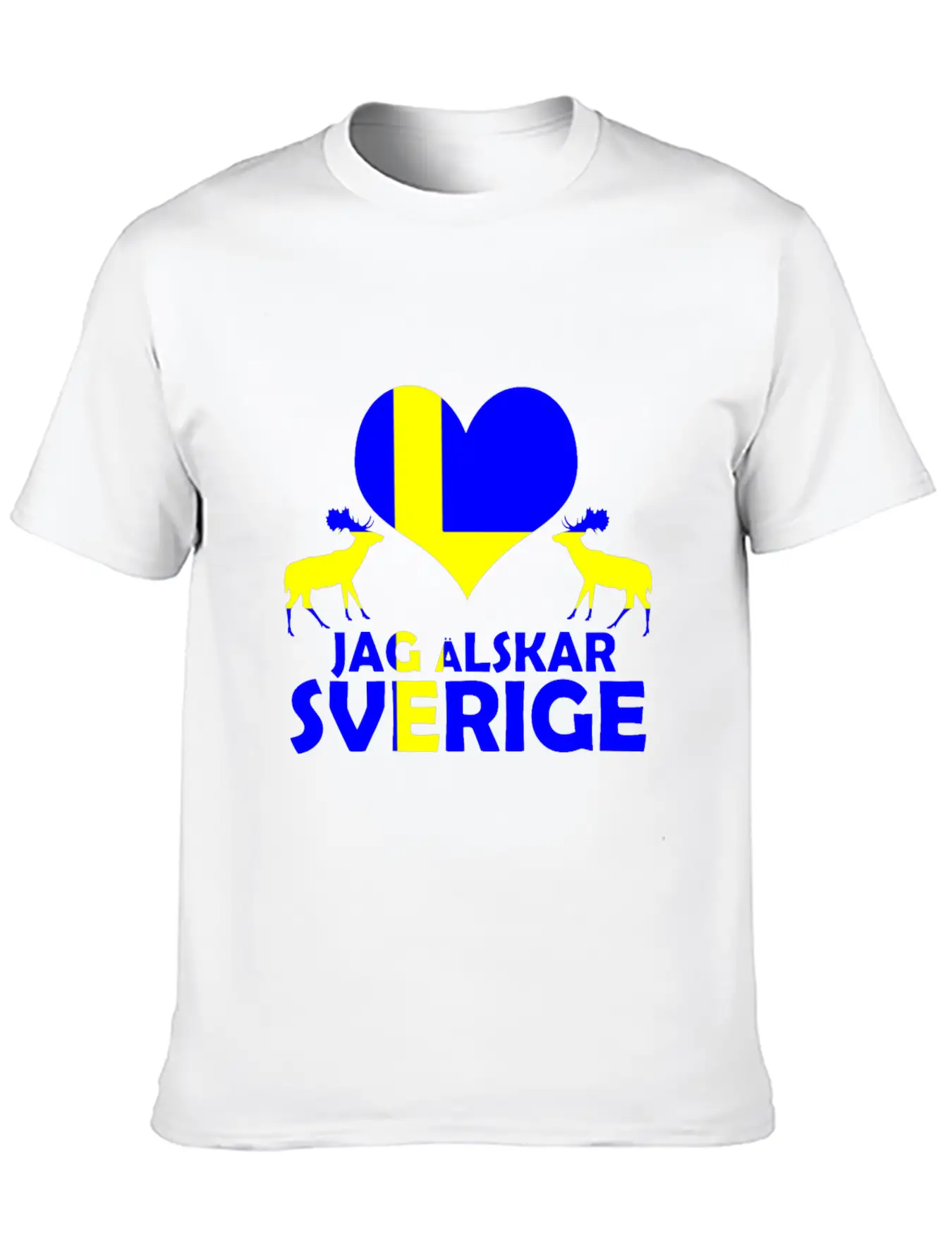 Sweden Culture Essential Cotton Tee For Daily Outfits – Unisex Style