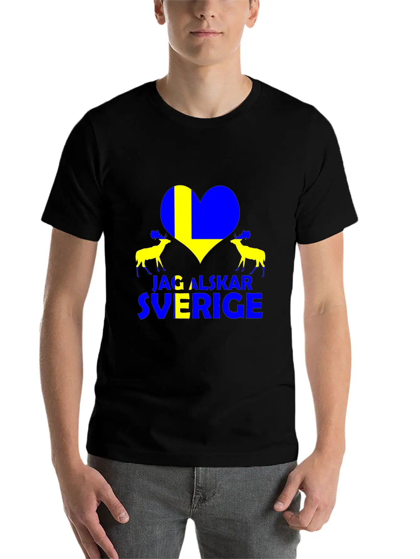Sweden Culture Essential Cotton Tee For Daily Outfits – Unisex Style