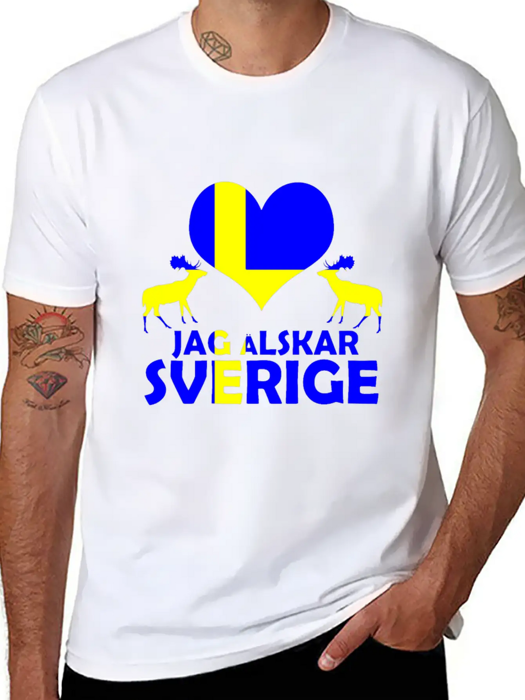 Sweden Culture Essential Cotton Tee For Daily Outfits – Unisex Style