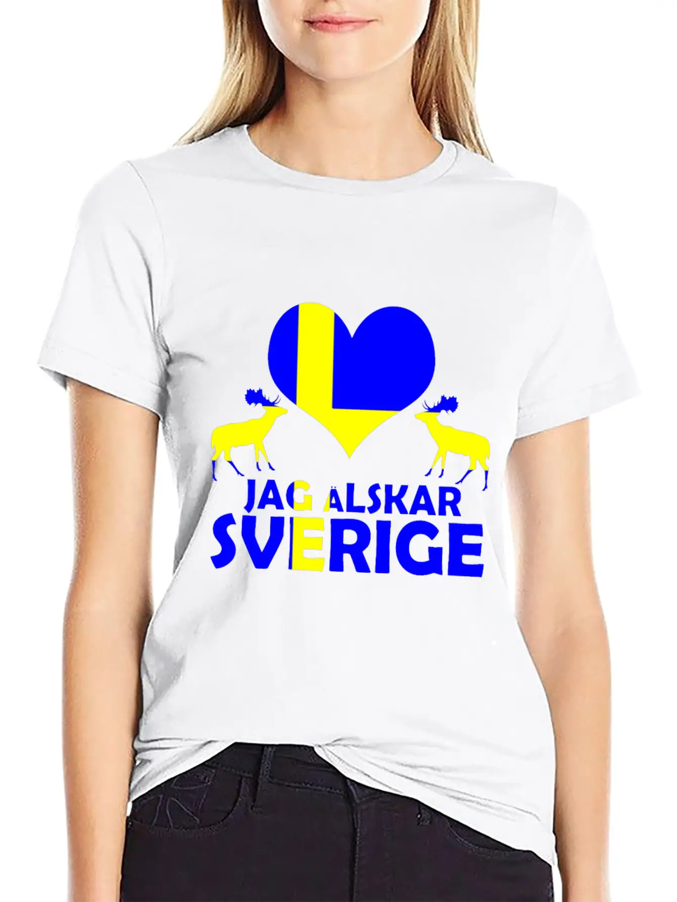 Sweden Culture Essential Cotton Tee For Daily Outfits – Unisex Style