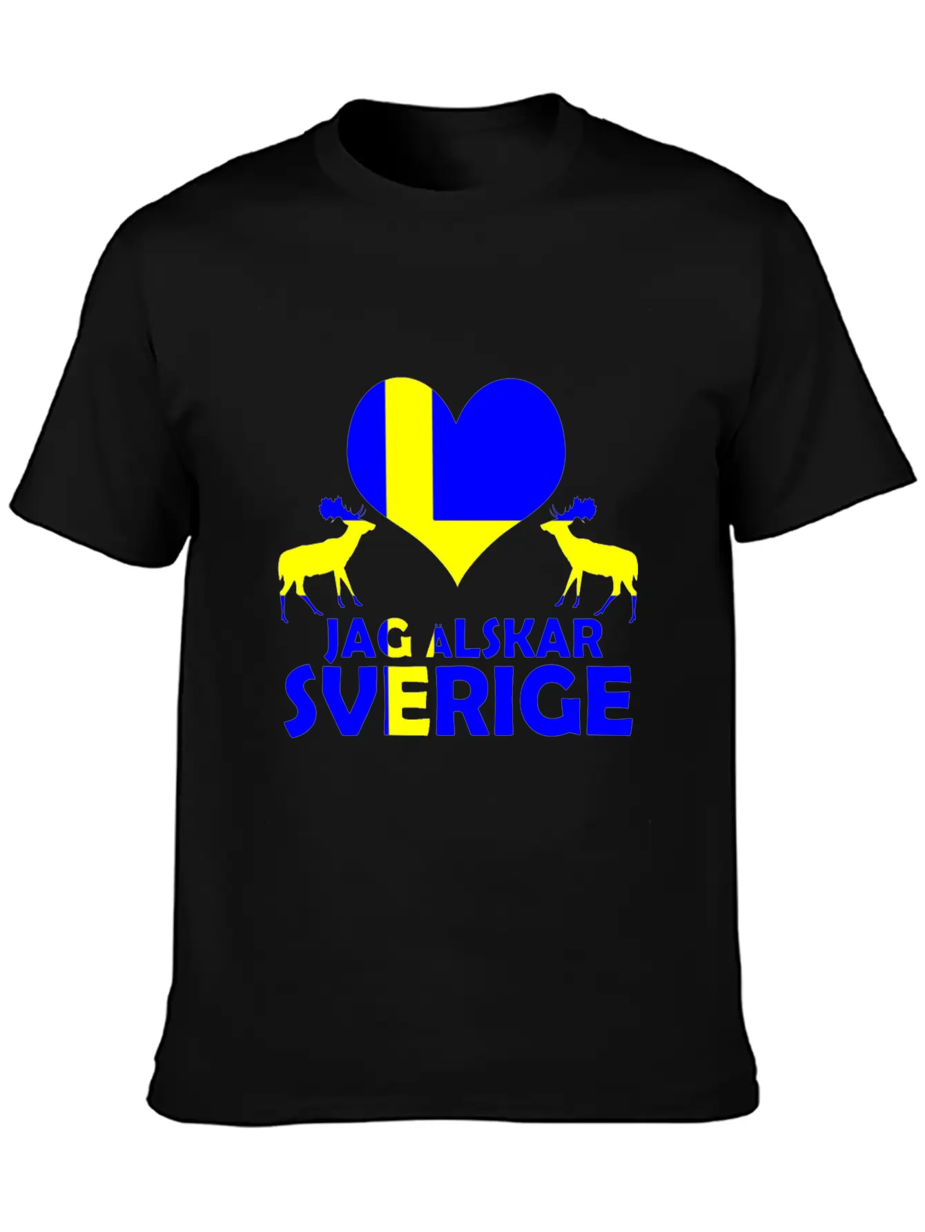 Sweden Culture Essential Cotton Tee For Daily Outfits – Unisex Style