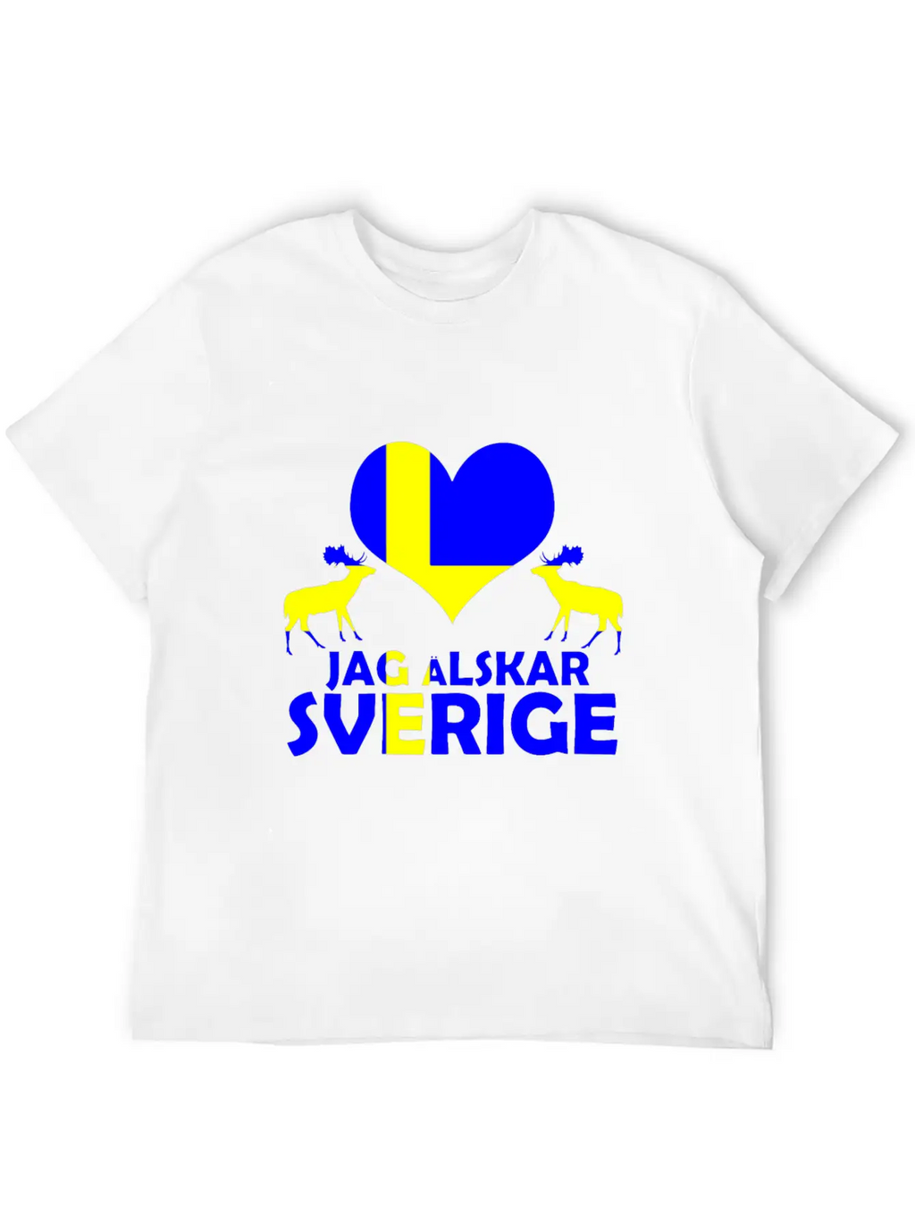 Sweden Culture Essential Cotton Tee For Daily Outfits – Unisex Style