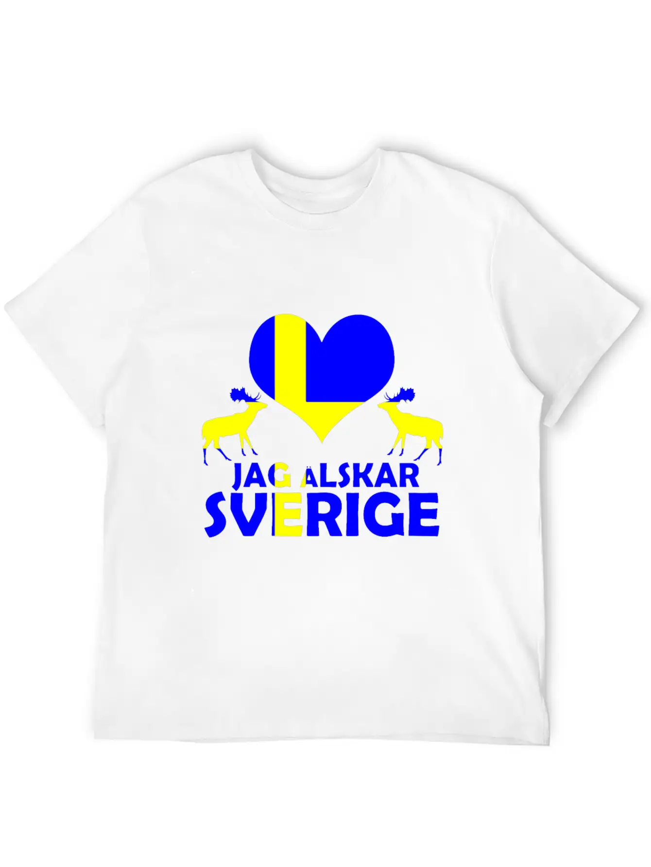 Sweden Culture Essential Cotton Tee For Daily Outfits – Unisex Style