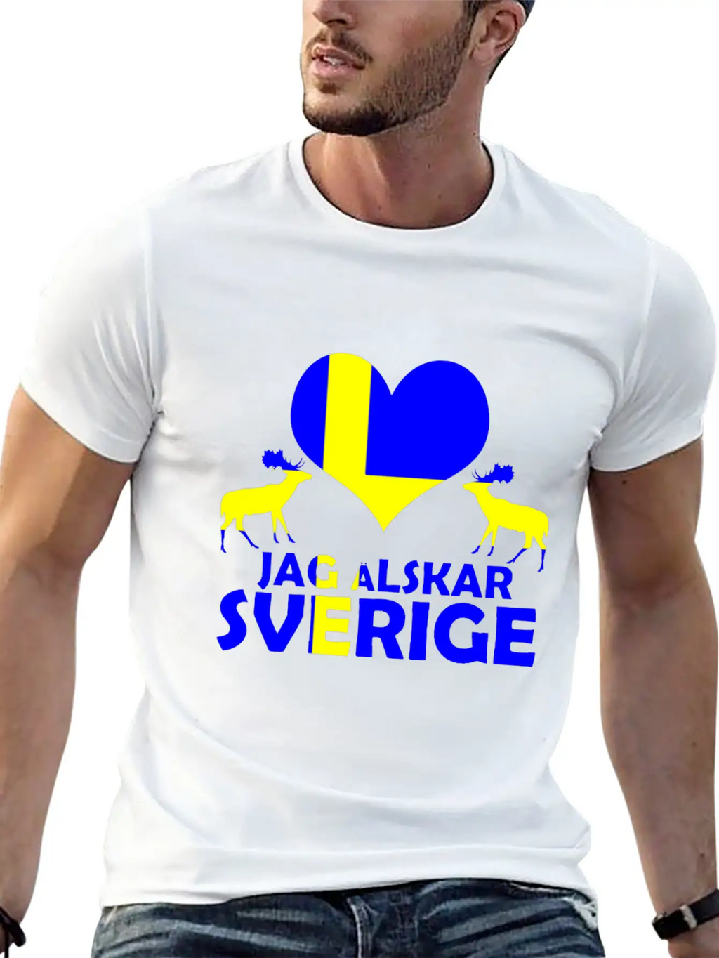 Sweden Culture Essential Cotton Tee For Daily Outfits – Unisex Style
