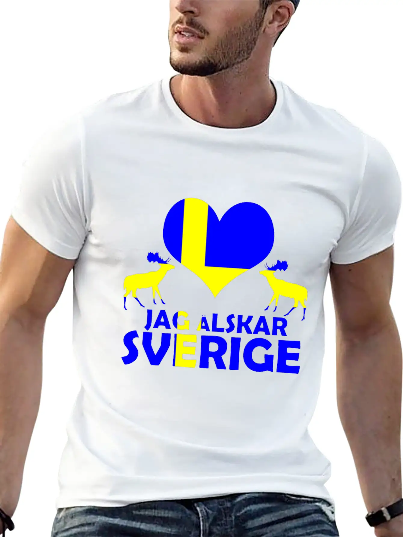 Sweden Culture Essential Cotton Tee For Daily Outfits – Unisex Style