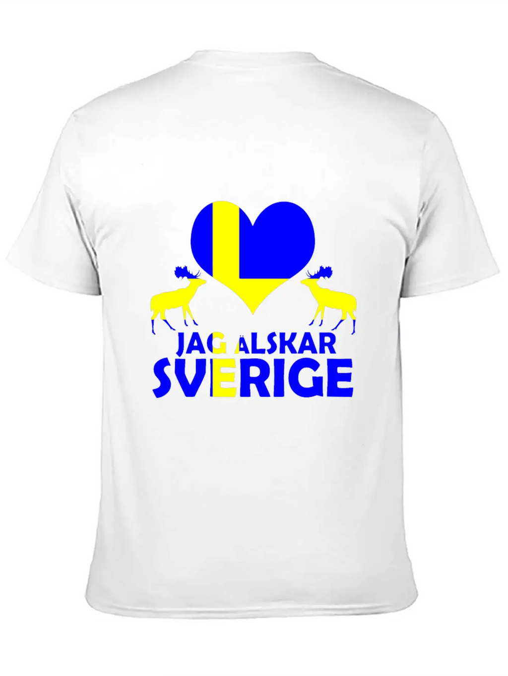 Sweden Culture Essential Cotton Tee For Daily Outfits – Unisex Style