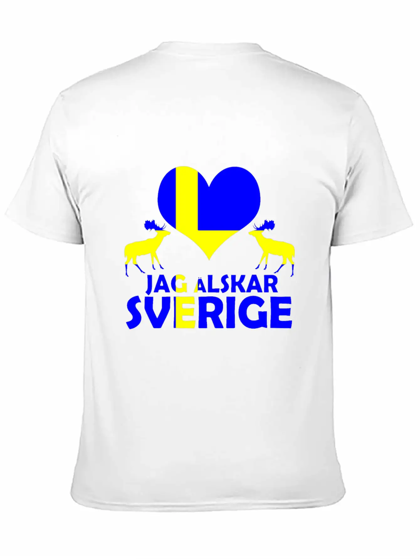 Sweden Culture Essential Cotton Tee For Daily Outfits – Unisex Style