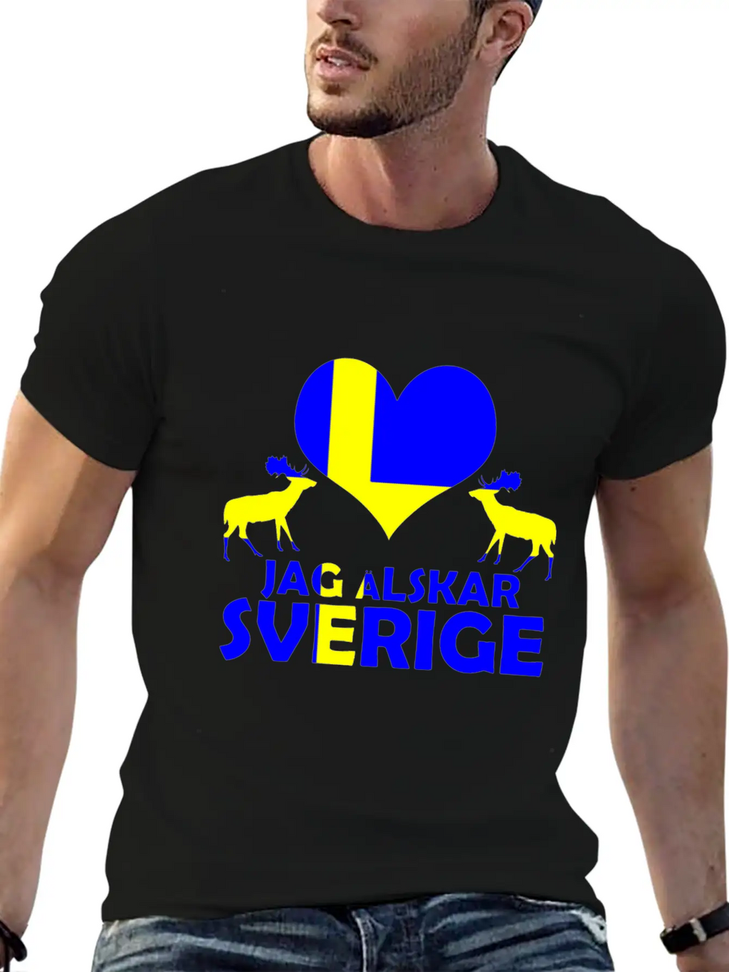 Sweden Culture Essential Cotton Tee For Daily Outfits – Unisex Style