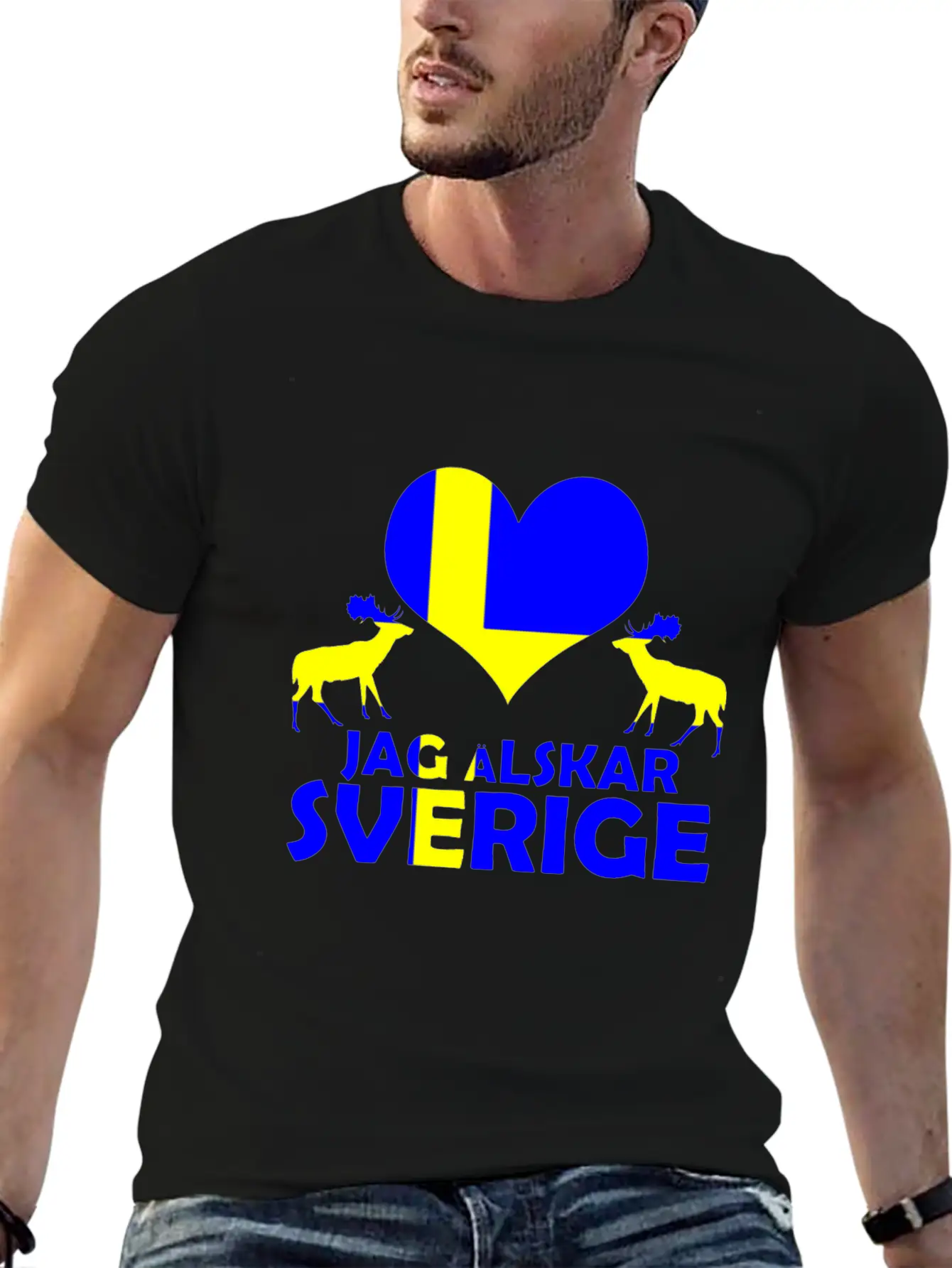 Sweden Culture Essential Cotton Tee For Daily Outfits – Unisex Style