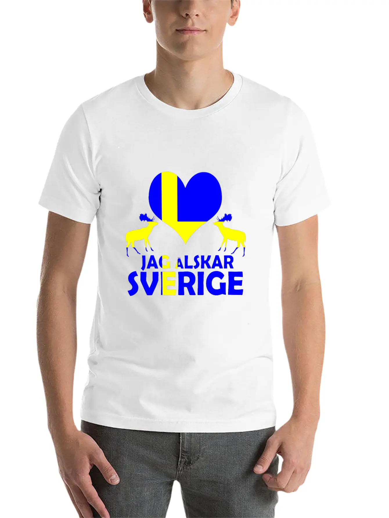 Sweden Culture Essential Cotton Tee For Daily Outfits – Unisex Style