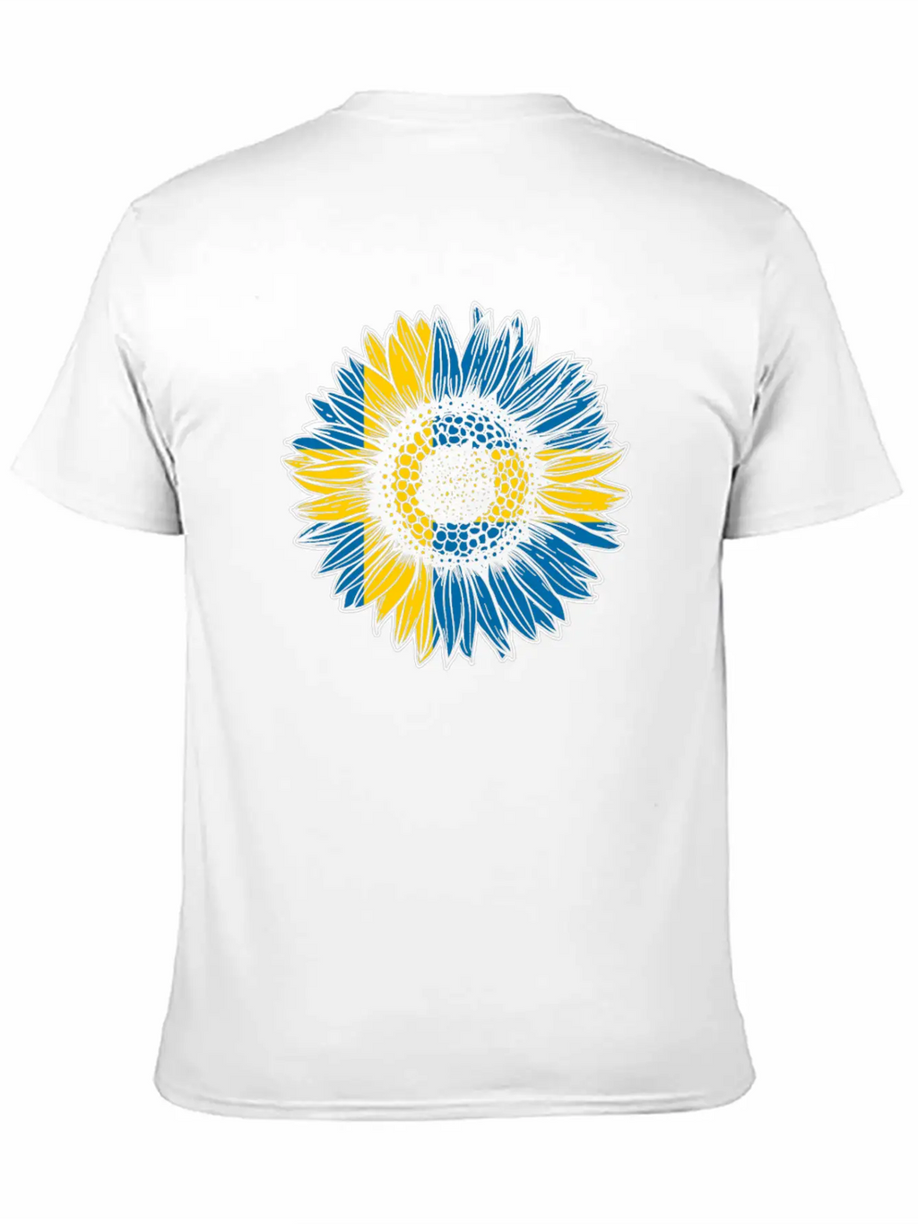 Sweden Flag Sunflower Breathable Soft Cotton T-Shirt – Timeless Casual Look