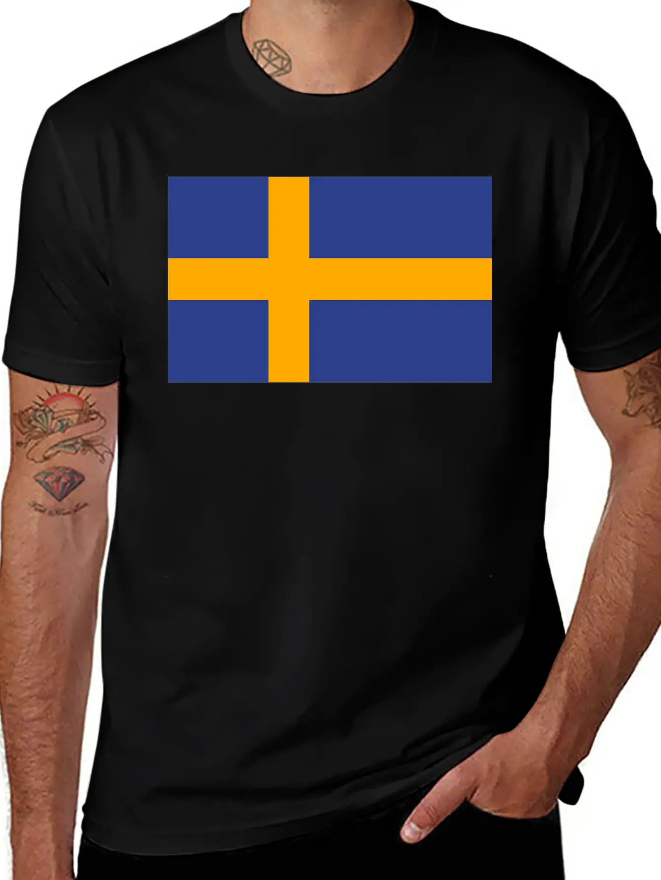 Sweden Stylish Everyday T-Shirt – Unisex Basic Cotton Tee