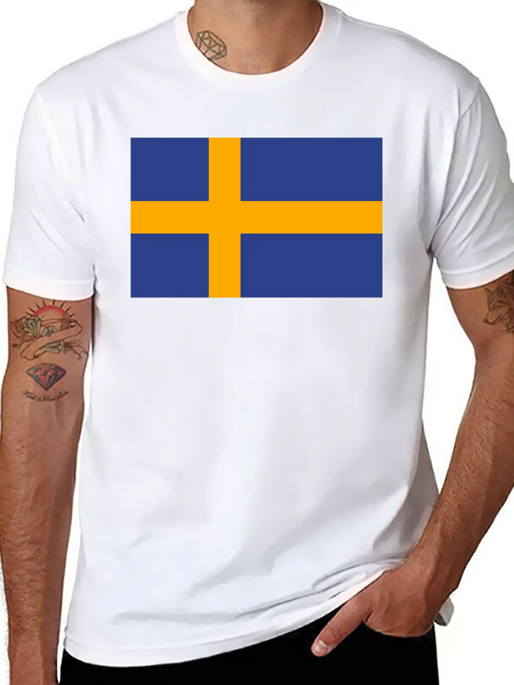 Sweden Stylish Everyday T-Shirt – Unisex Basic Cotton Tee