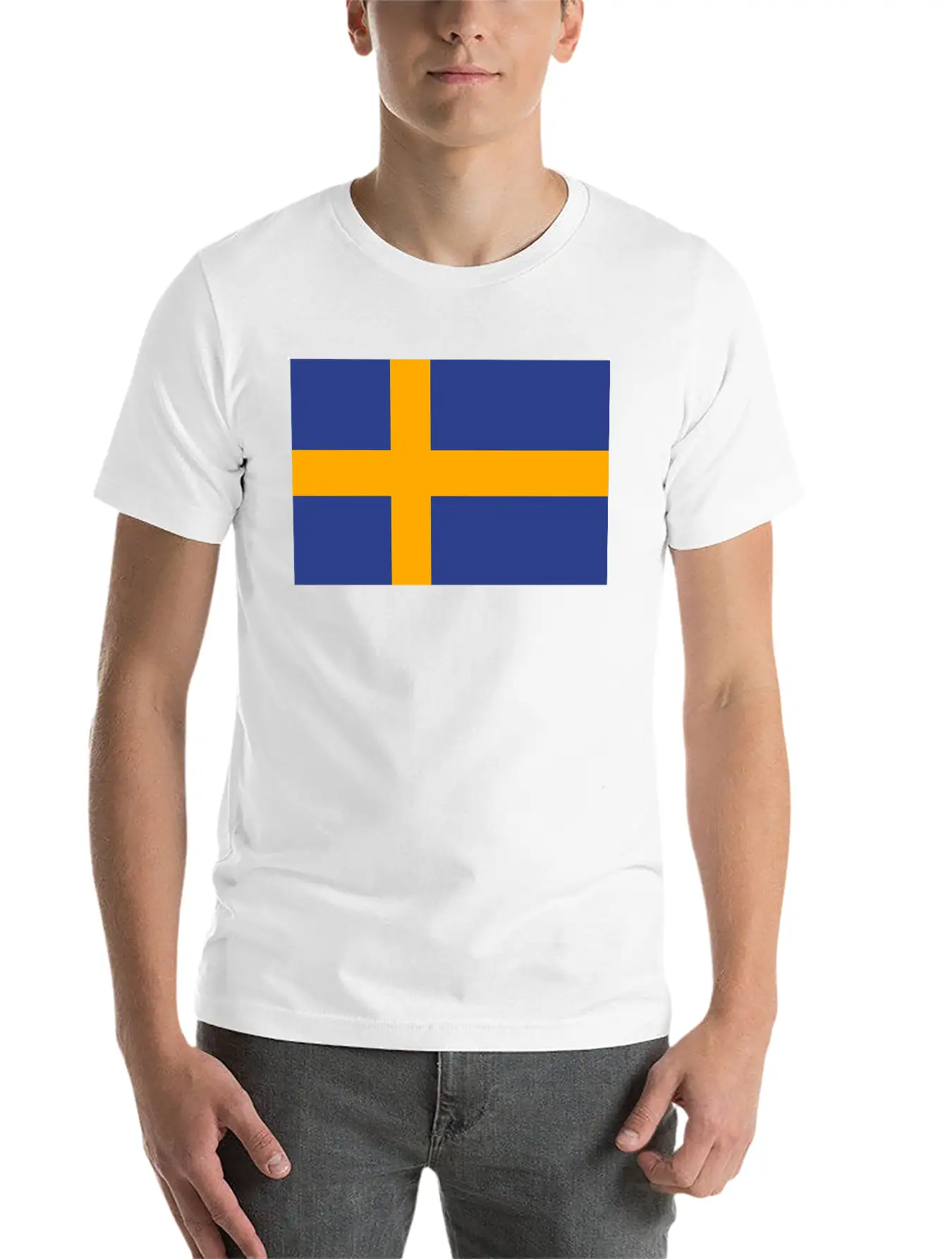 Sweden Stylish Everyday T-Shirt – Unisex Basic Cotton Tee
