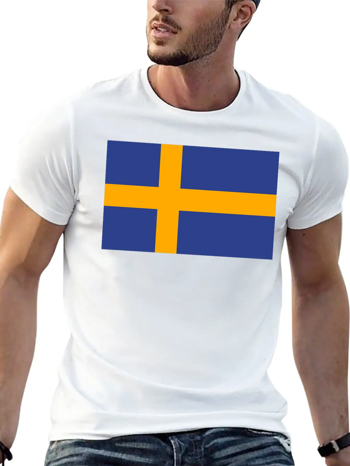 Sweden Stylish Everyday T-Shirt – Unisex Basic Cotton Tee